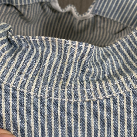 Saint Louis Zoo Engineer Train Conductor Cap Youth 59cm Hickory Stripe Snapback - Picture 14 of 17